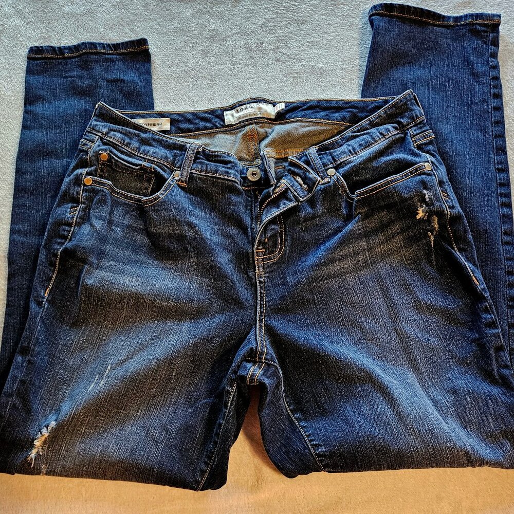 torrid Dark Blue Straight Leg Jeans